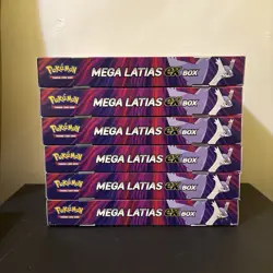 LOT OF 6 Pokemon Mega Evolutions Mega Latias Ex Box - Image 1