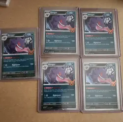 (5) Lot 2024 Pokemon Gengar Trick or Trade BOOster Holo #057/091 (A) - Image 1