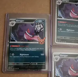 (5) Lot 2024 Pokemon Gengar Trick or Trade BOOster Holo #057/091 (A) - Image 2