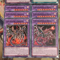 3 x Cyberdark End Dragon SDCS-EN044/23 Ultra + 043/044 Dragon bundle YuGiOh - Image 3