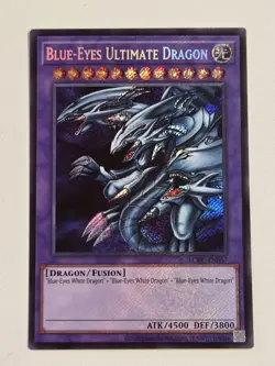 Blue-Eyes Ultimate Dragon LCKC-EN057 Secret Rare Yugioh Holo Foil Bleed Mint - Image 1