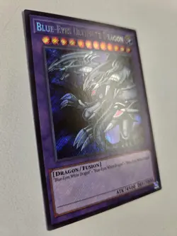 Blue-Eyes Ultimate Dragon LCKC-EN057 Secret Rare Yugioh Holo Foil Bleed Mint - Image 2