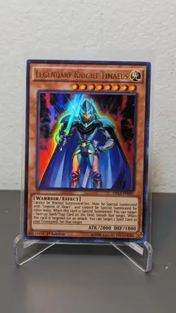 Legendary Knight Timaeus DRL3-EN041 YuGiOh! TCG Ultra Rare 1st Edition - NM - Image 1