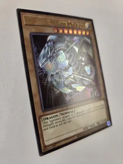 Blue-Eyes White Dragon LCKC-EN001 (Version 3) Alt Art Yugioh Ultra Rare NM - Image 2