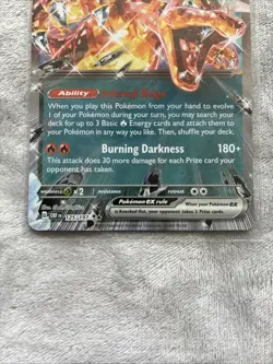Charizard EX 125/197 Obsidian Flames Holo Double Rare Pokemon Card Pack Fresh NM - Image 3