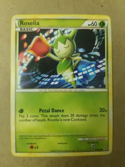 ROSELIA 61/95 - Unleashed - Common - Pokemon Card - NM/M - Image 1