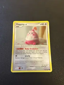 Happiny POP Series 8 #014/017 Common HOLO HP Pokemon Card - Image 1