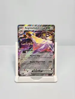 Aegislash ex 135/182 Double Rare Holo Sv04: Paradox Rift Pokemon Card - Image 1