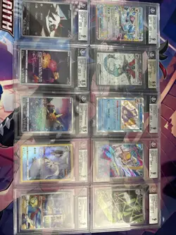 Pokemon 10 All Beckett Graded Slab Card Lot #10 - Image 1