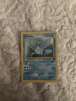 Pokemon TCG Articuno Fossil Holo Unlimited Rare Card 2/62 - Image 1