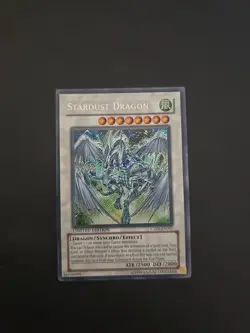 Yu-Gi-Oh Stardust Dragon CT05-EN001 Secret Rare Holo Card Limited Edition LP - Image 1