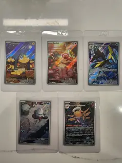 2025 Pokemon Mega Evolution Lot Of 5 Illustration Rare Cards - Image 1