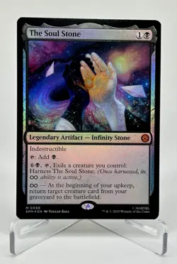 Magic The Gathering Spider-Man Soul Stone Foil Card 0066 - Image 1