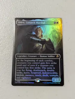 MTG Odric, Lunarch Marshal - Foil Borderless - Innistrad Remastered NM - Image 1