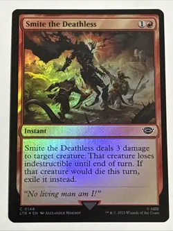 MTG Lord of the Rings Smite the Deathless Foil 0148 NM - Image 1