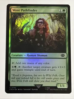 MTG Lord of the Rings Wose Pathfinder Foil 0190 NM - Image 1