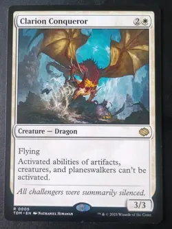 MTG Tarkir Dragonstorm - Clarion Conqueror - Rare - Image 1