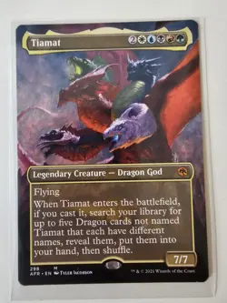 Tiamat (Borderless) Adventures in the Forgotten Realms Regular - Image 1