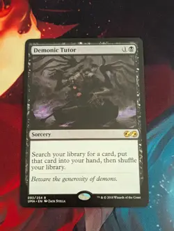 MTG Sticker CEDH Demonic Tutor - Image 1