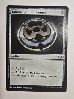 Talisman of Dominance Commander: Innistrad: Midnight Hunt Regular Mtg - Image 1
