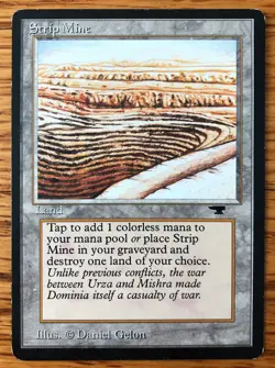 MTG Strip Mine (Even Horizon) - Antiquities, English - Image 1