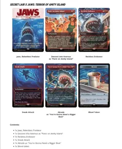 MTG Secret Lair Jaws Terror Of Amity Island Foil Preorder - Image 1