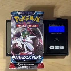 Heavy!U 22.54g Pokemon Sealed Paradox Rift Booster Pack - Image 1