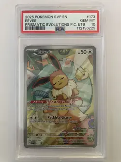 Eevee 173 Promo- Pokemon Center Stamped - Prismatic Evolutions - PSA 10 Gem Mint - Image 1