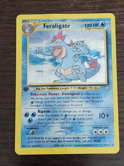 Feraligatr Neo Genesis 5/111 Holo 1st Edition Pokemon TCG HP - Image 1