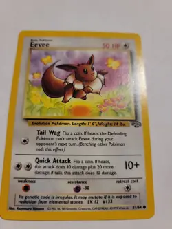 Pokemon TCG Eevee Jungle 51/64 Regular Unlimited Common - Image 1