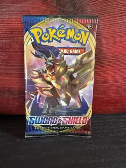 Pokemon TCG Sword and Shield Base Set Booster Pack (One Single Pack) - Image 1