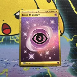 Pokemon Basic Psychic Energy 207/165 --Holo Hyper Rare --Scarlet & Violet 151 - Image 1