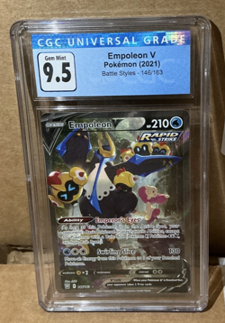 Pokemon Empoleon V Alternate Art 146/163 Battle Styles CGC 9.5 Gem Mint - Image 1