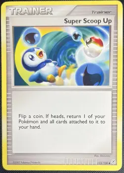 Super Scoop Up 115/130 Pokemon Diamond & Pearl Base Set 2007 - Image 1