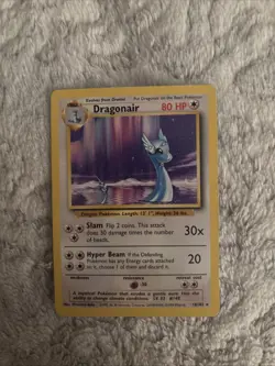 Pokemon TCG Dragonair Base Set 18/102 Black Star Non Holo - Image 1