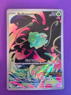 2025 Pokemon Bulbasaur - (Mega Evolution Stamped) 133/132 - Enhanced Box Topper - Image 1