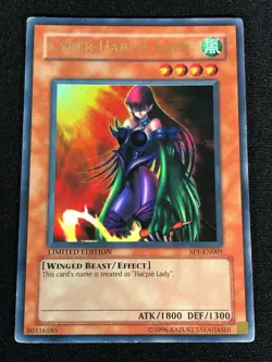 Yugioh Cyber Harpie Lady SP1-EN001 Ultra (MP) - Image 1