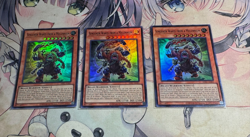 Yugioh Asian English INFO-AE001 Sengenjin Wakes from a Millennium x3 Super rare - Image 1