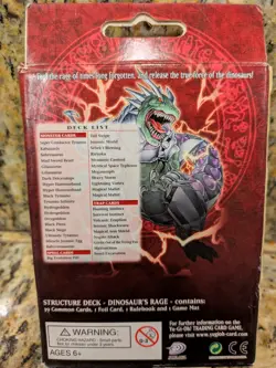 YU-GI-OH DINOSAURS RAGE STRUCTURE DECK 1ST EDITION KONAMI TCG NEW - Image 2