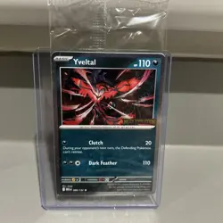 Pokemon TCG Yveltal 088/132 Mega Evolutions Promo Stamped Card - Mint - Sealed - Image 1