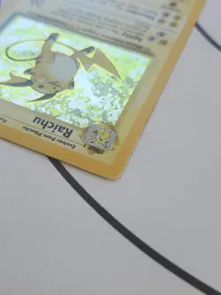 Raichu Base Set 14/102 LP Holo Rare Unlimited Pokemon TCG Card - Image 5