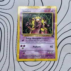 Pokemon Mewtwo Black Star Promo #14 WOTC Vintage Card 2000 HP - Image 1