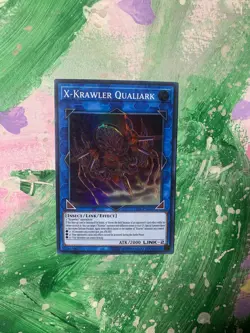 Yu-Gi-Oh Card - CIBR-EN050 - X-KRAWLER QUALIARK (super rare holo) - NM/Mint - Image 1