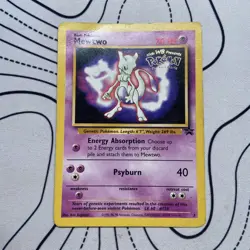 Pokemon TCG Mewtwo #3 Black Star Movie Promo Card Wizards of the Coast - HP - Image 1