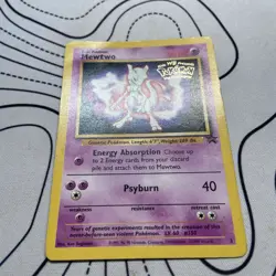 Pokemon TCG Mewtwo #3 Black Star Movie Promo Card Wizards of the Coast - HP - Image 2