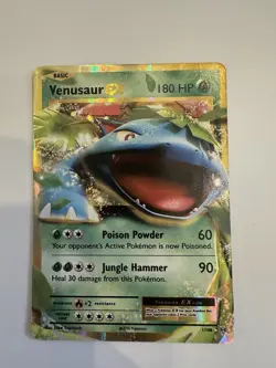 Pokemon TCG Venusaur EX 1/108 Holo Ultra Rare Card XY Evolutions - Image 1