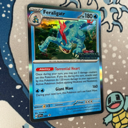 Feraligatr SVP089 STAFF Prerelease Promo Stamped Temporal Forces Pokemon Card NM - Image 4