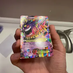Pokemon TCG Mega-Gengar-EX Phantom Forces Holo Rare Card 35/119 - FREE SHIP 🇺🇸 - Image 2