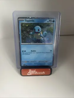 Pokemon TCG card Squirtle 151 Black Star Promo 048 COSMOS HOLO!! NM - Image 1