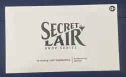 MTG Secret Lair Featuring: Imiri Sakabashira Rainbow Foil Sealed - Image 1